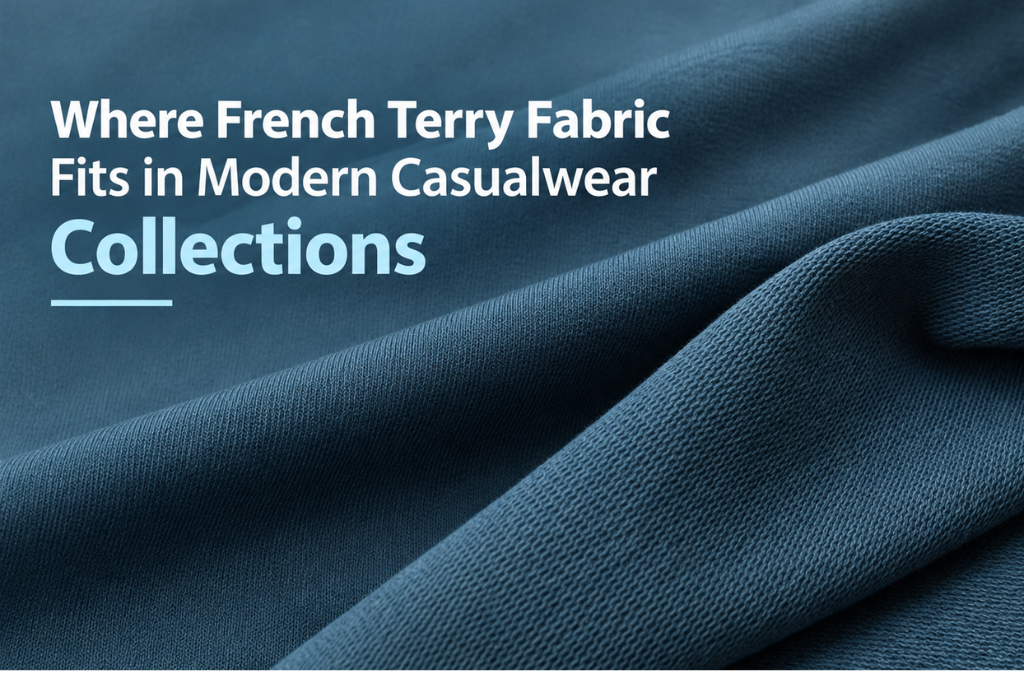 French Terry Fabric in Modern Casualwear Collections